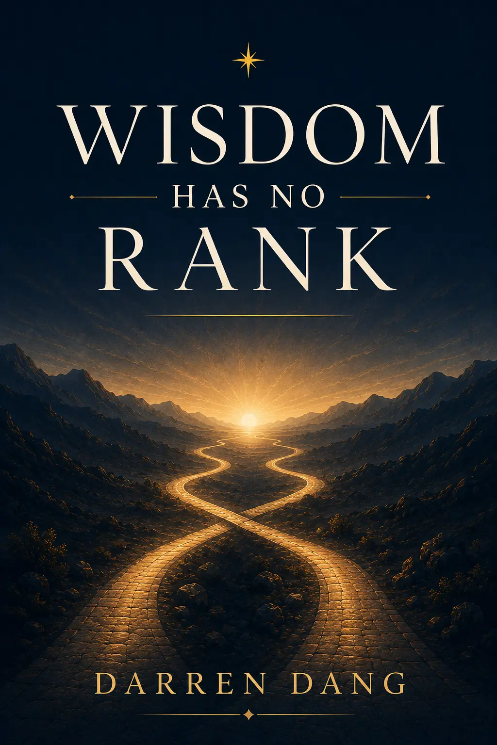 Current cover for Wisdom Has No Rank by Darren Dang.